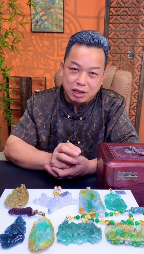 定制翡翠未镶嵌兰*1002ry-毛货挂件