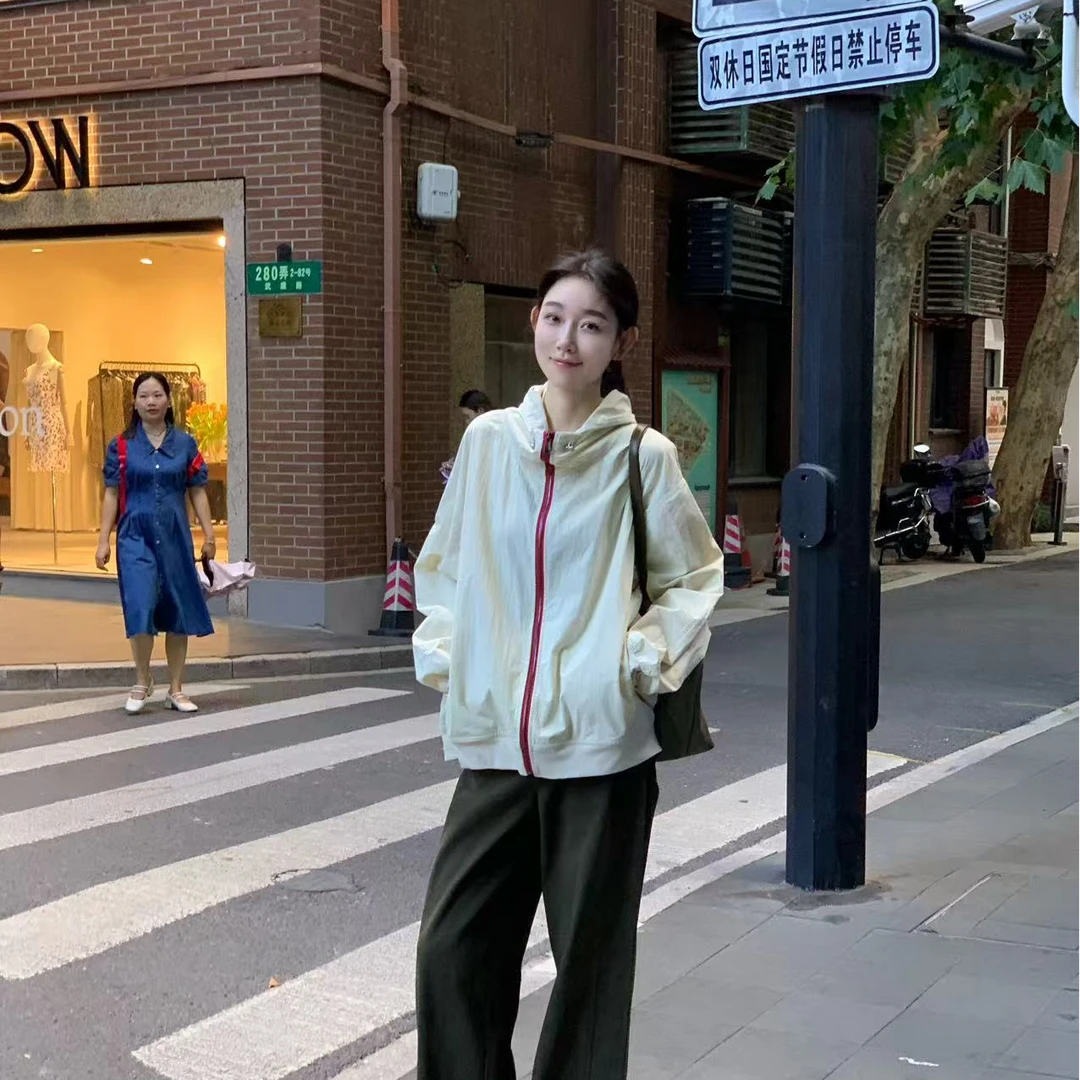 OUDOCKEE 鸥鸥【棉】红拉链 拼接撞色基础简约休闲外套 J2503G593T