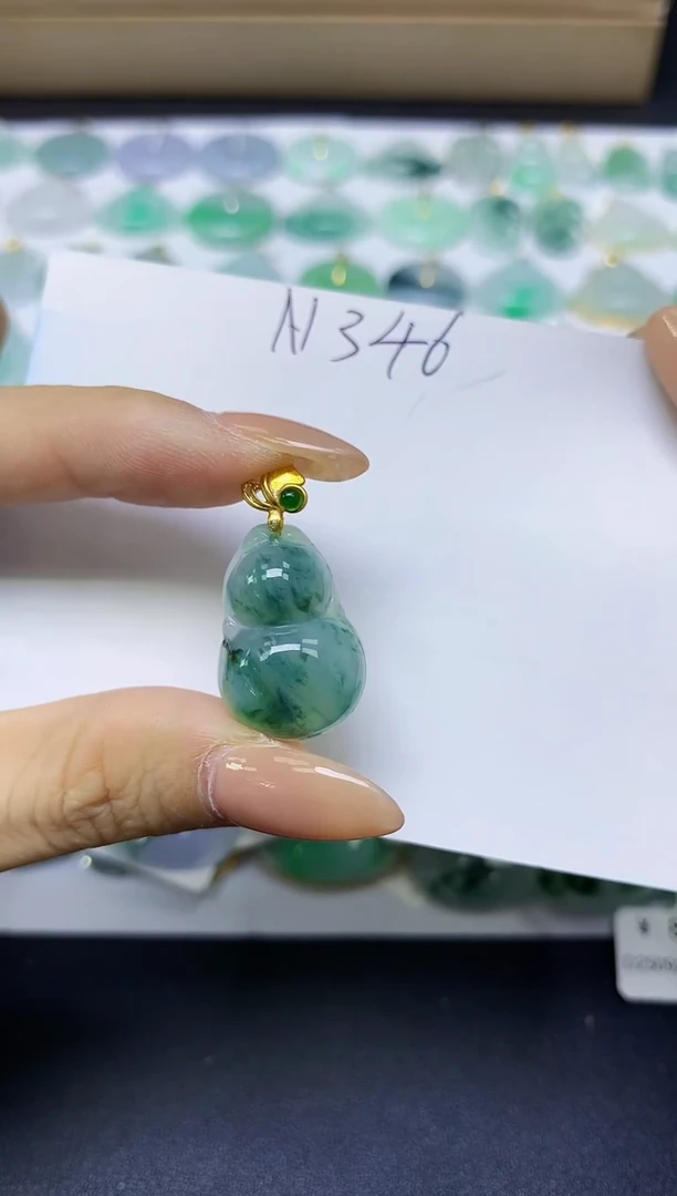 颈饰未镶嵌翡翠天然缅甸A货翡翠百元以上9元证书费自理