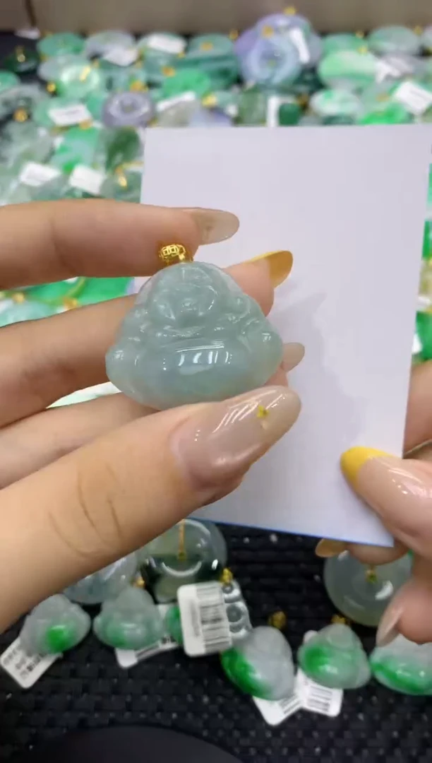 颈饰未镶嵌翡翠天然缅甸翡翠A货