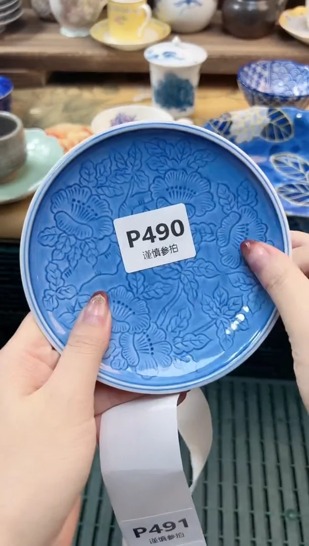 瓷片B****青  490