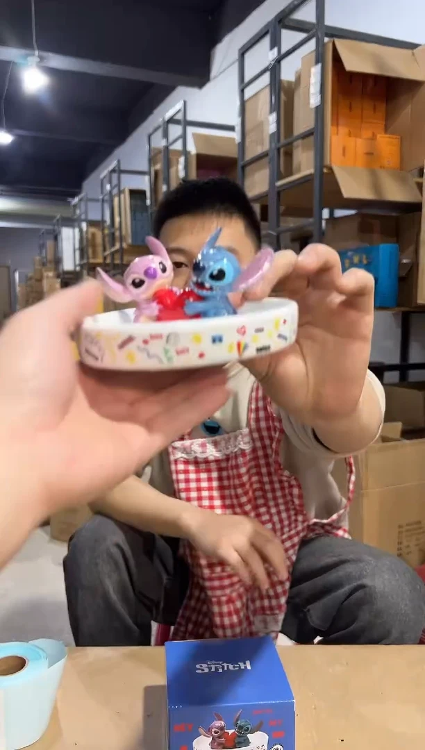 【闪购商品】杯原盒史迪仔安琪首饰盘