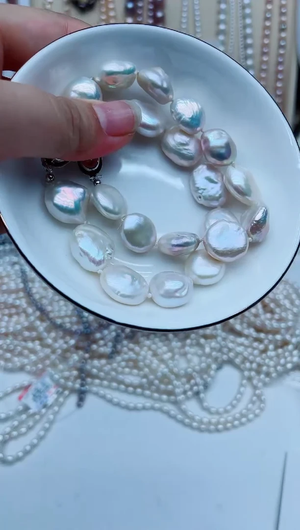 淡水珍珠手链未镶嵌手链多样性发其一