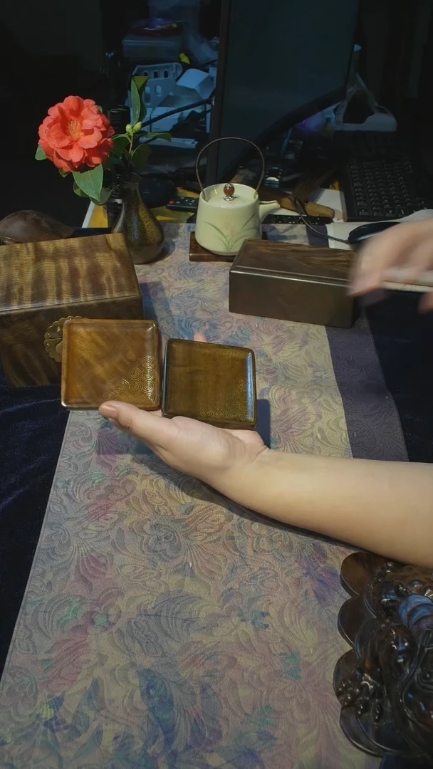 金丝楠茶杯垫1个