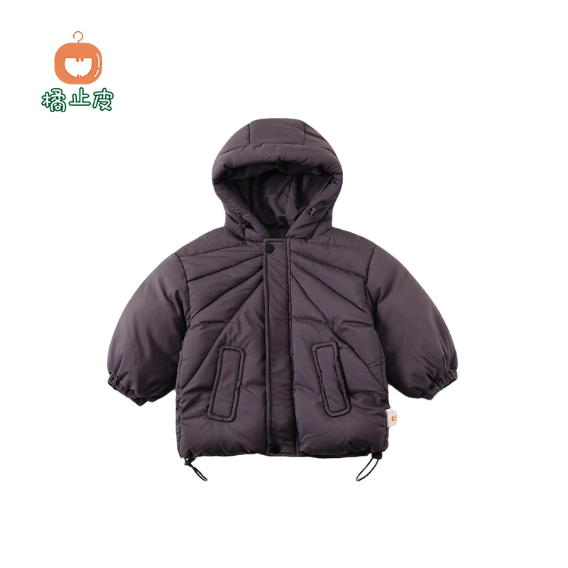 【现货】橘止皮儿童羽绒服90白鸭绒冬季新款保暖女童外套DW249861