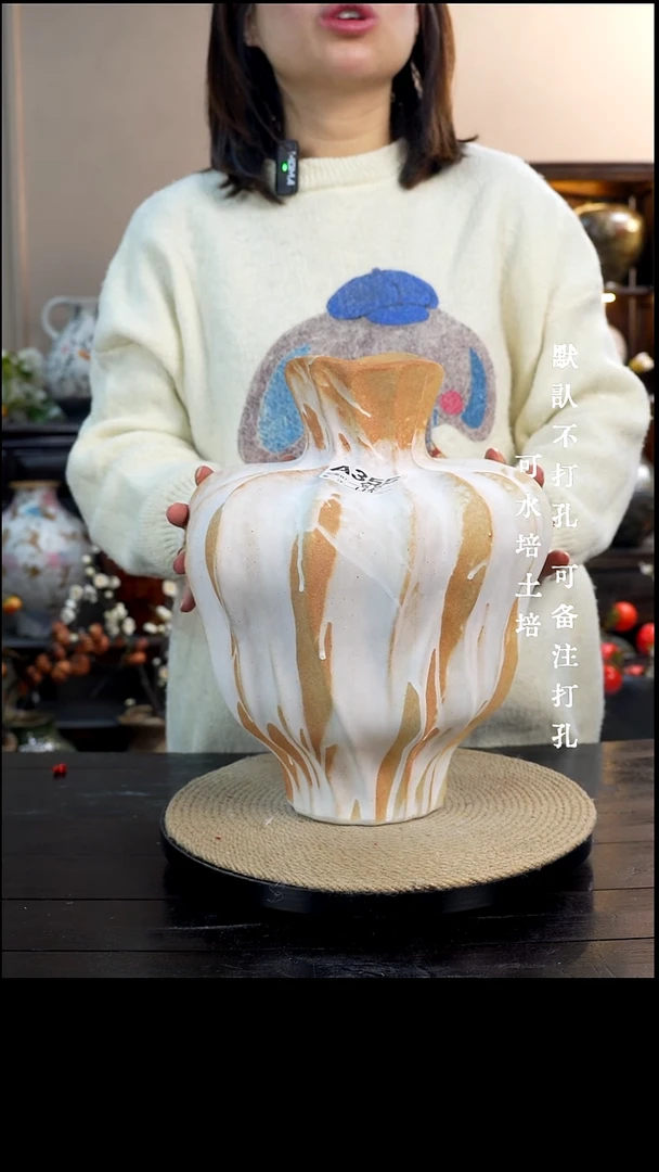 摆件陶瓷355景德镇高档陶瓷花瓶