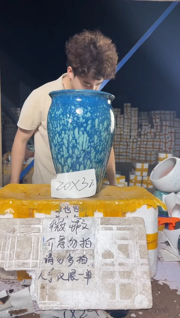 紫砂花盆紫砂花盆宜兴紫砂粗陶花盆20*30