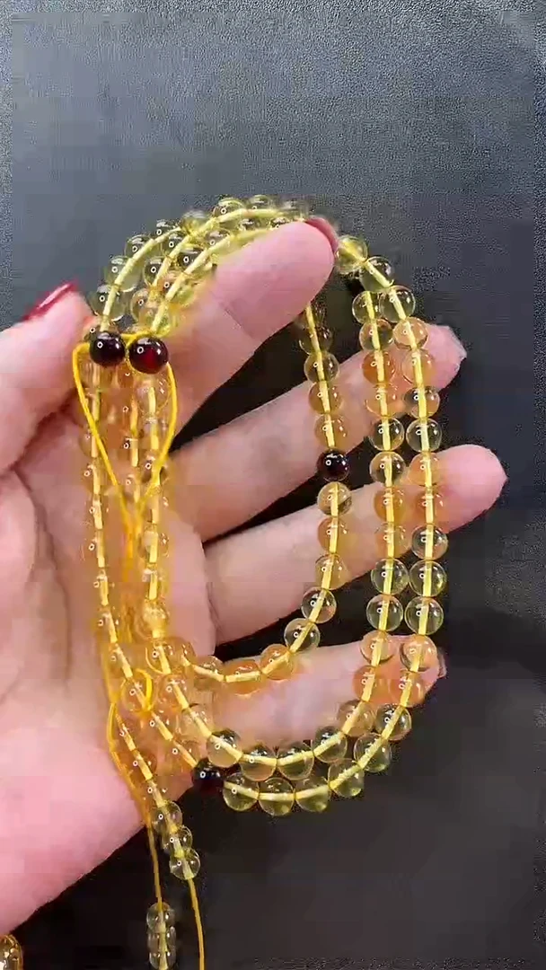 未镶嵌颈饰琥珀项链