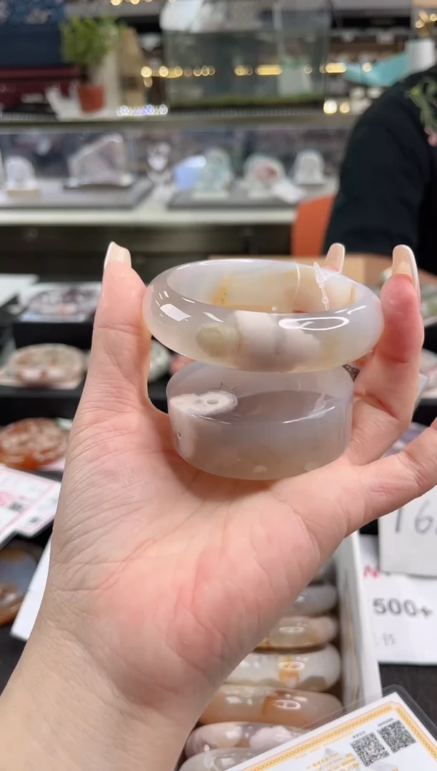 未镶嵌手镯石英质玉59圈口（赠品镯心）33224