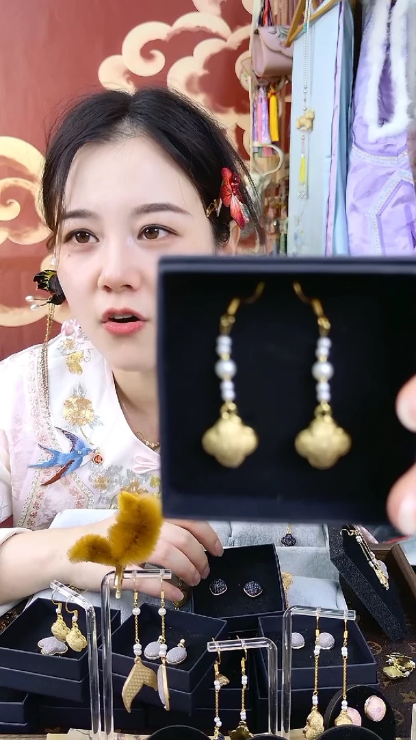 纯铜合金琉璃非遗绒花~