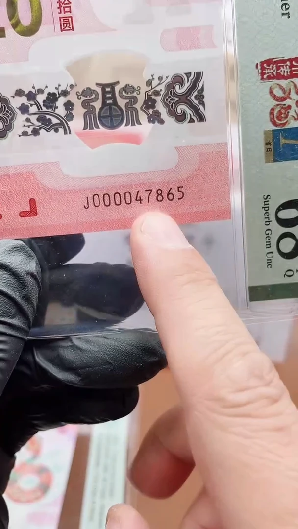 塑料蛇钞000047865单张68分1111