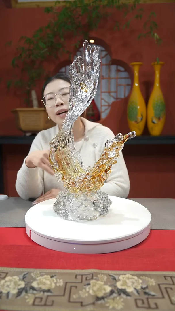 【闪购商品】琉璃手工艺品风生水起