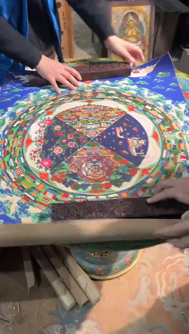 卷轴画卷轴画旭旭的唐卡