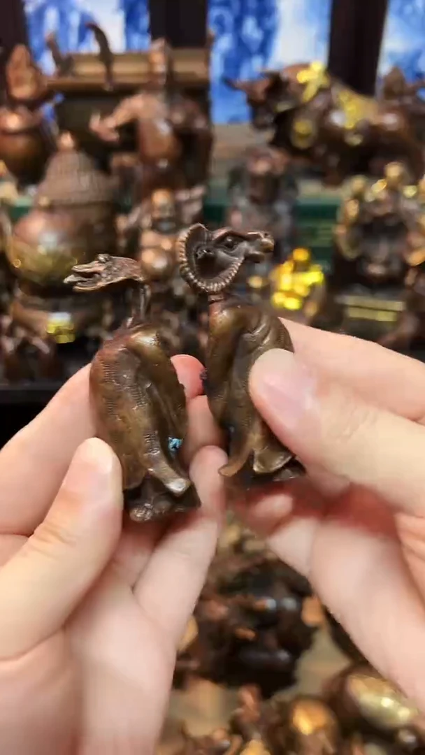 铜器摆件 诚信经营 十二一套