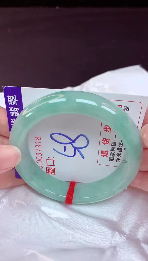 未镶嵌手镯翡翠58（48小时鉴赏期 ）
