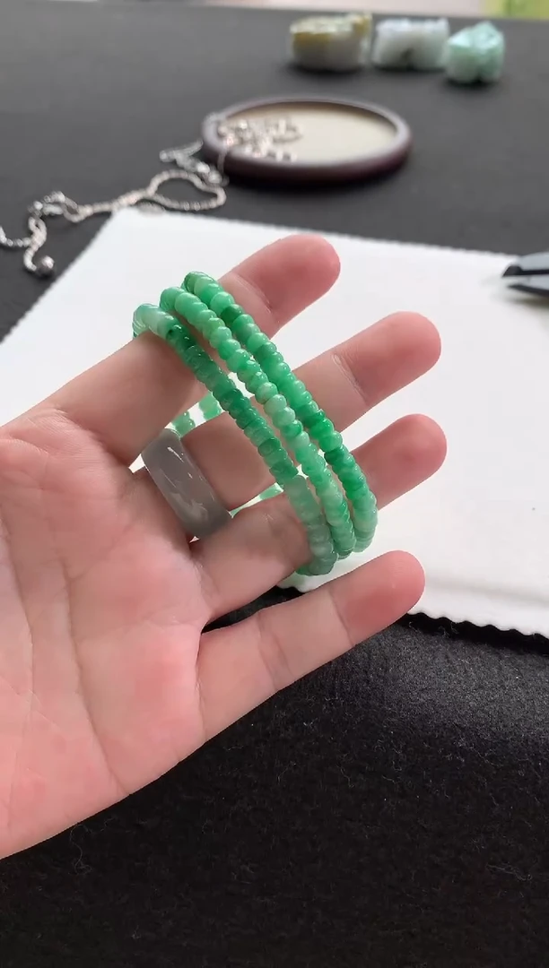 未镶嵌手串翡翠翡翠手串F1680多样性发一
