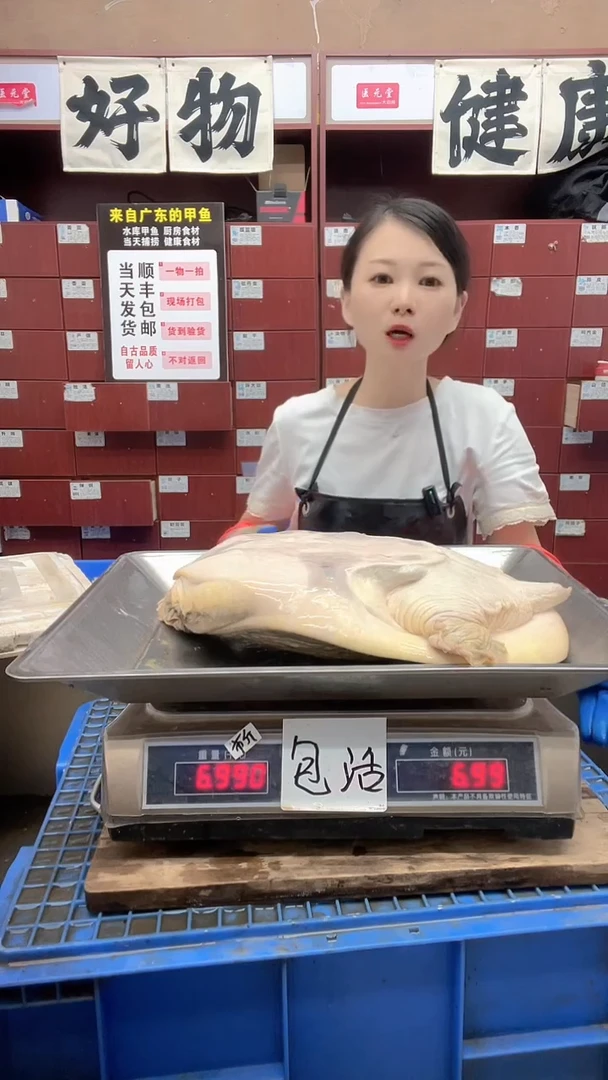 中国大陆6.99斤一只
