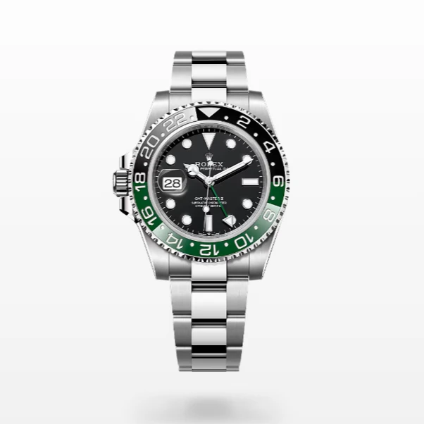 99新 Rolex/劳力士 格林尼治126720左撇子雪碧圈/25年全套/板链