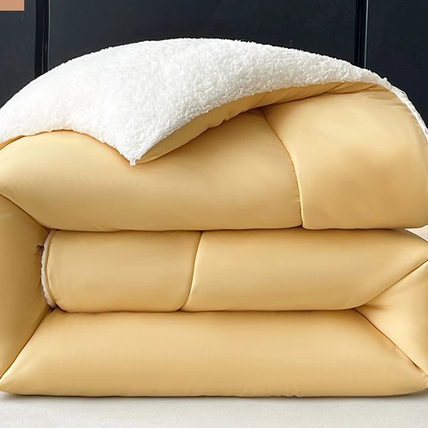 奶油黄 200cm*230cm（10斤）A类羊羔绒被子