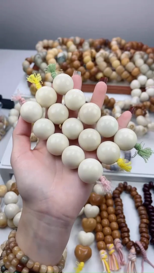 手串菩提根/象牙果象牙果圆珠22mm糖葫芦