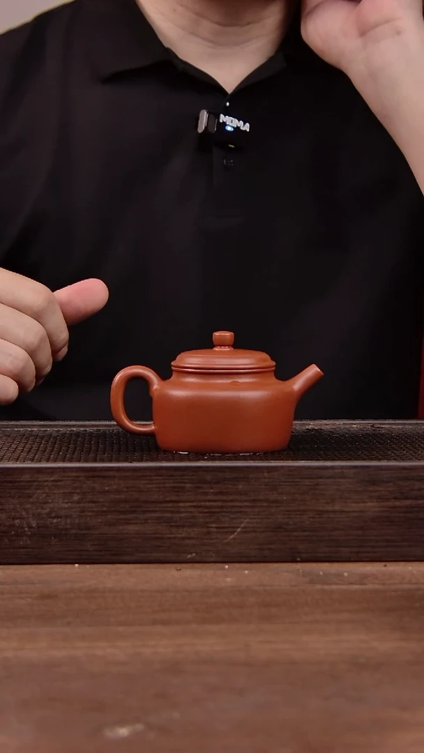 茶壶紫砂胖**L朱泥小德钟    130CC