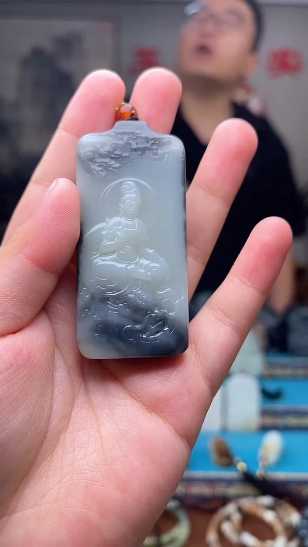 和田玉未镶嵌挂件1