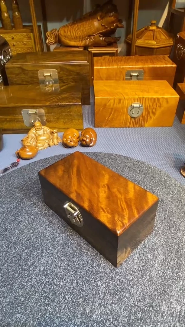 【闪购商品】金丝楠木艺阴沉木 首饰盒