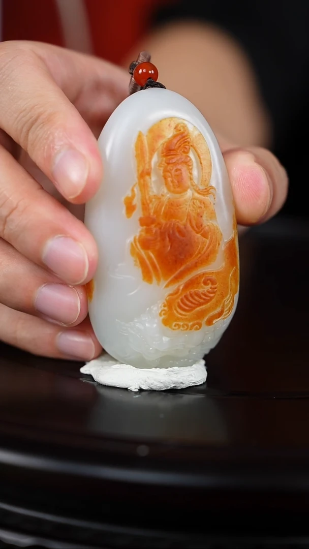 和田玉未镶嵌挂件挂件（大雄）027