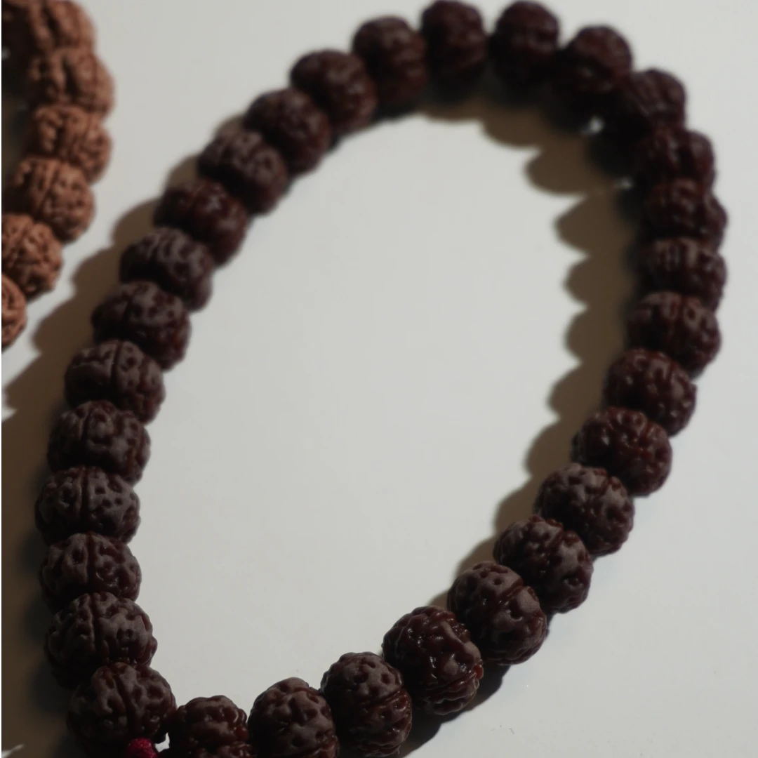 【藏轩文玩】老树王单圈丨平头平尾南瓜装粗筋双龙小金刚菩提手串