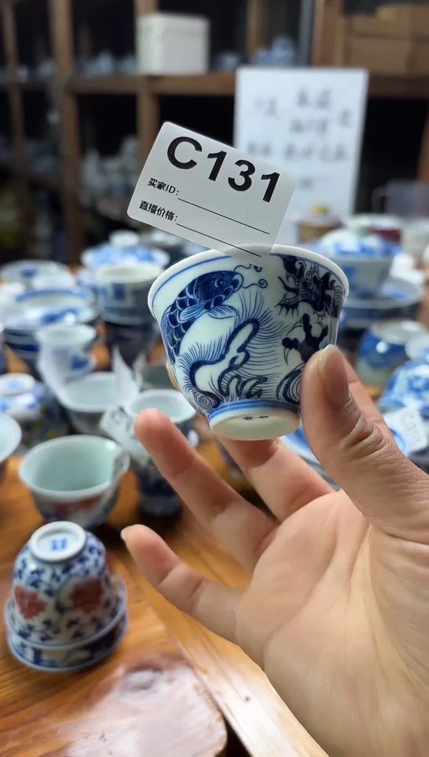 摆件陶瓷仿古茶器C131