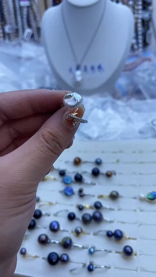 【闪购商品】淡水珍珠戒指未镶嵌32