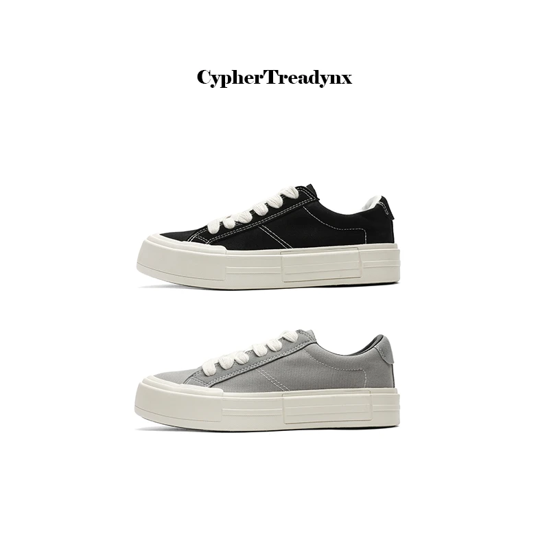 CTD春夏新款厚底增高面包鞋休闲运动百搭滑板鞋男透气潮鞋低帮