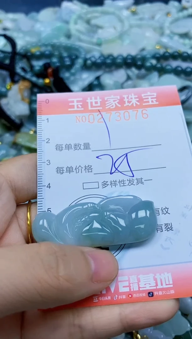 翡翠未镶嵌颈饰闪购0273076