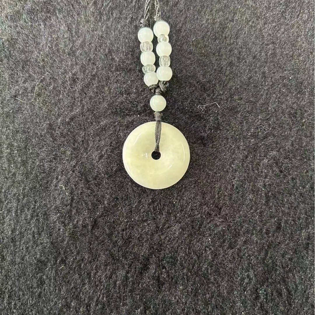 缅甸翡翠平安扣男女通用吊坠