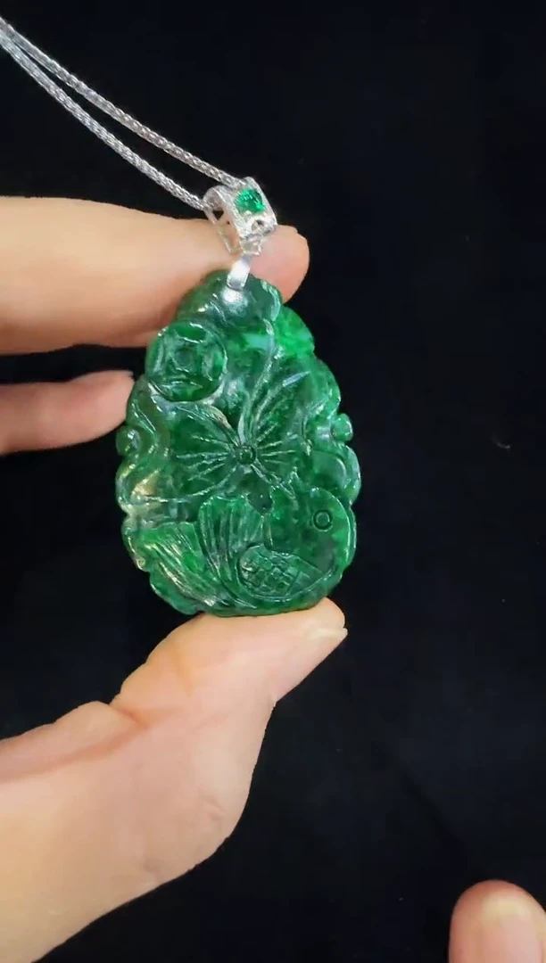 颈饰未镶嵌翡翠国风