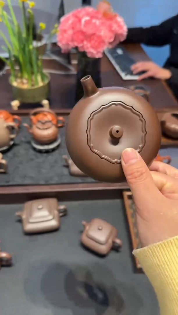【闪购商品】紫砂茶壶柿柿如意