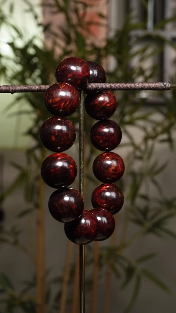 降真香手串/手链海南红降2.0Cm爆满芝麻