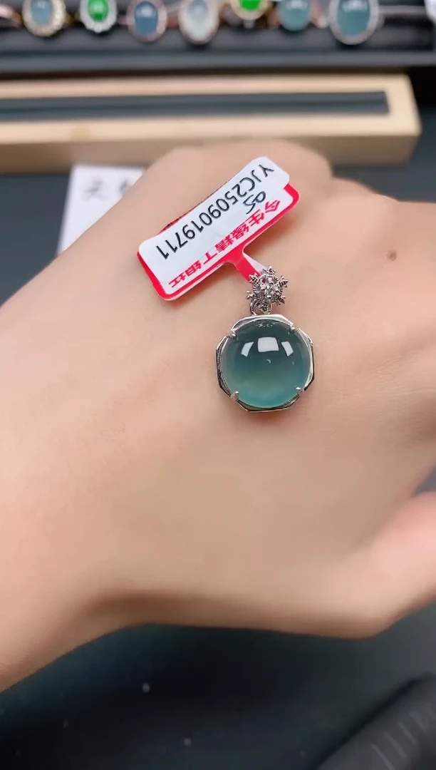 银S925镶嵌戒指翡翠1111