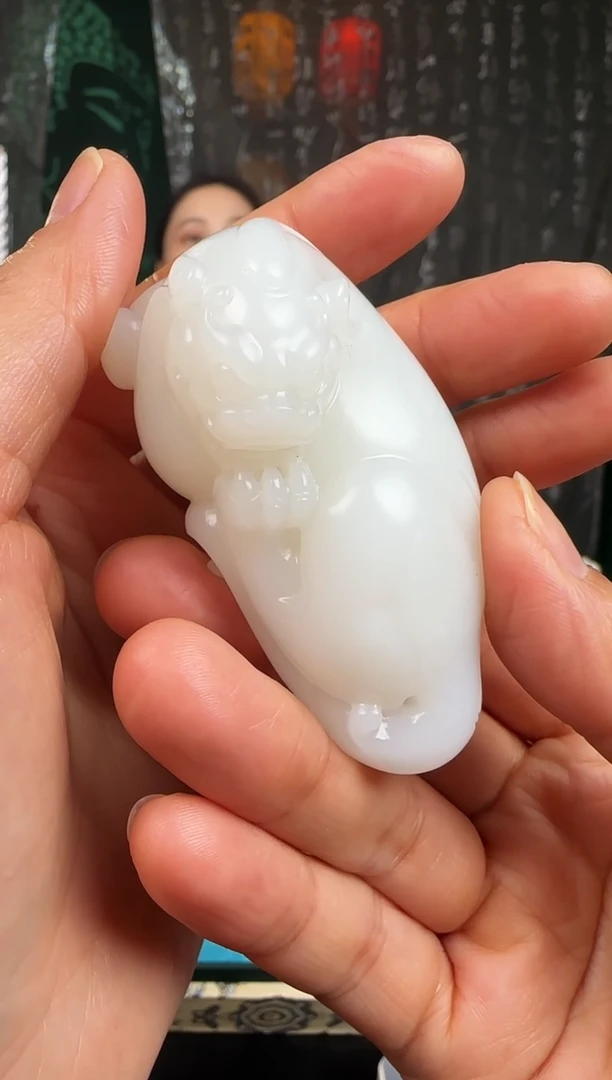 未镶嵌和田玉把件鸭*兽貔貅