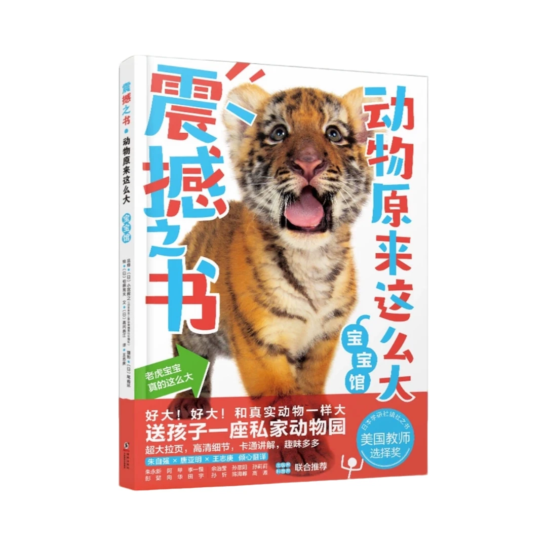 震撼之书动物原来这么大 动物百科全书大百科小学生科普绘本 禹田