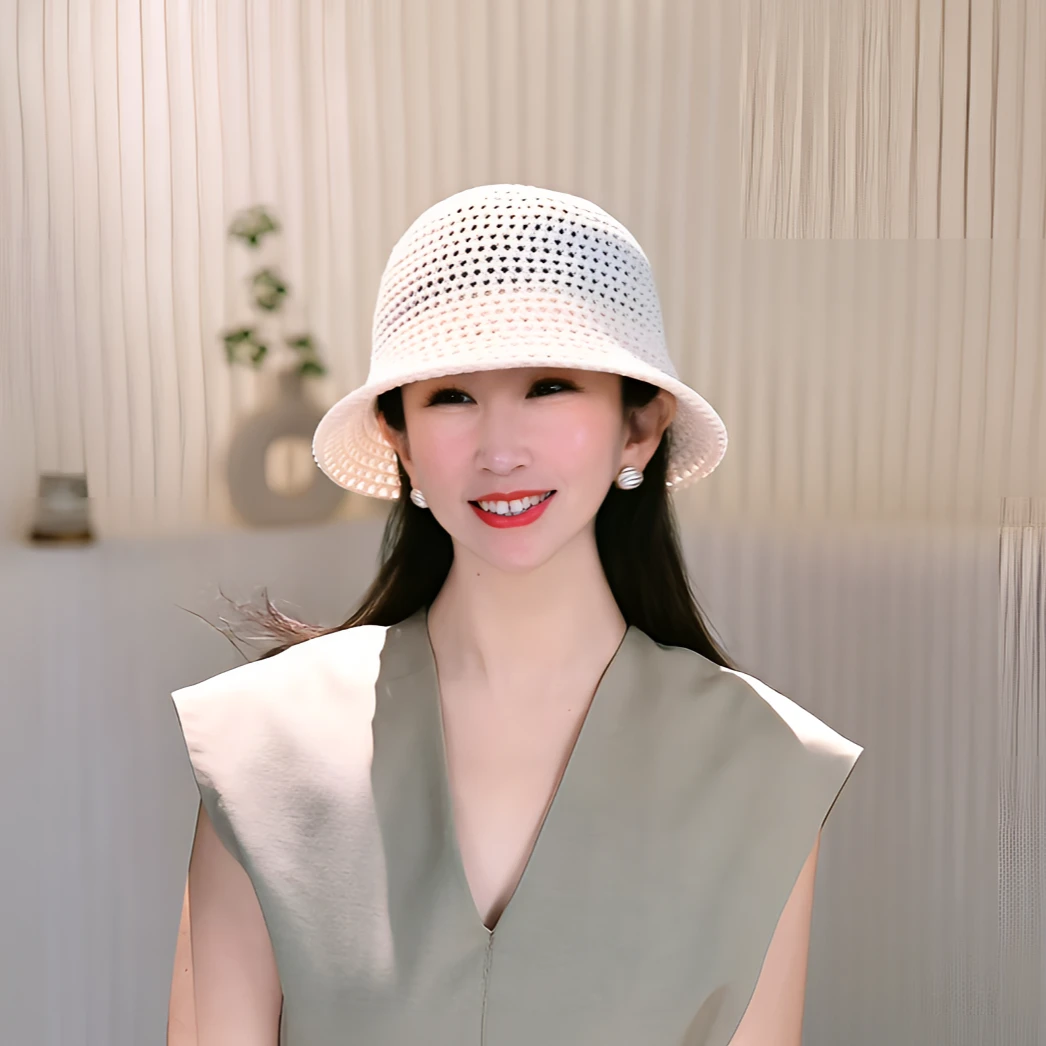 夏季渔夫帽韩版盆帽薄款帽子女士女款遮阳帽太阳帽防紫外线脸小