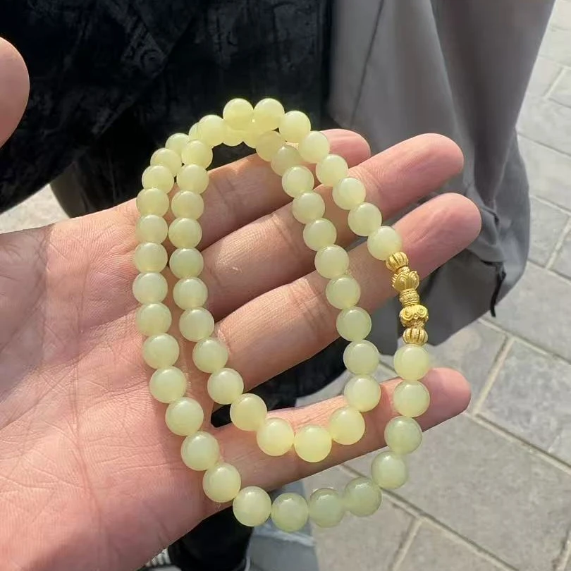 和田玉项链  38老苏