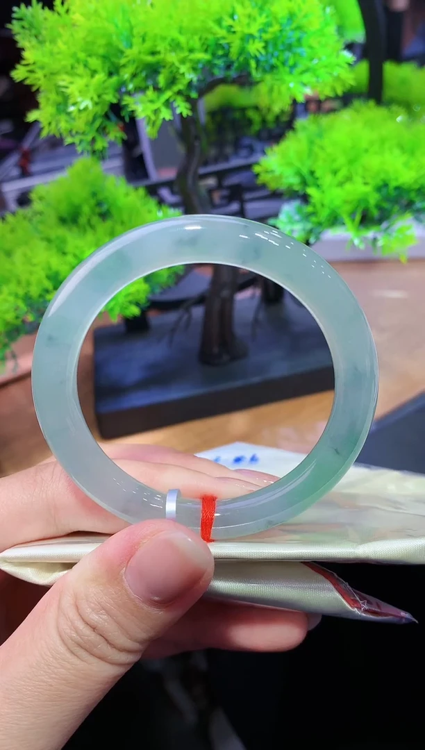 未镶嵌手镯翡翠K66天然A货缅甸翡翠52.7