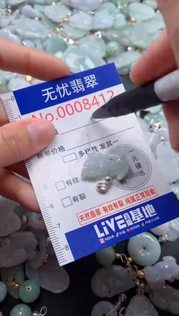 颈饰未镶嵌翡翠8412