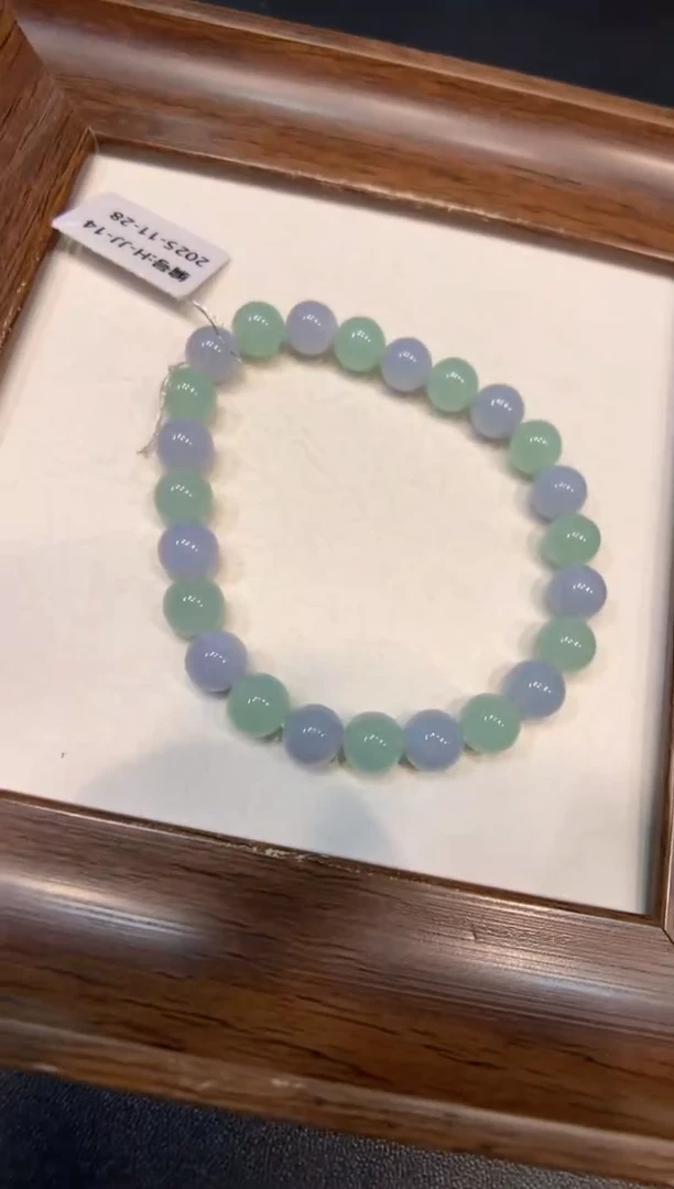 未镶嵌手串翡翠?**糖手串