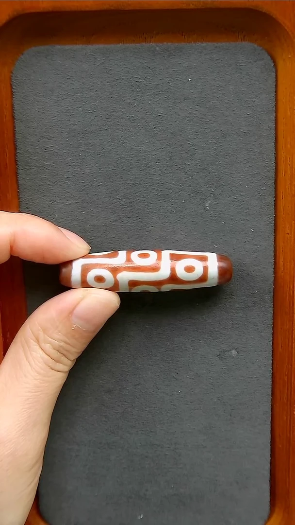 【闪购商品】玛瑙/玉髓珠宝半成品未镶嵌聚源红肉九眼12*50