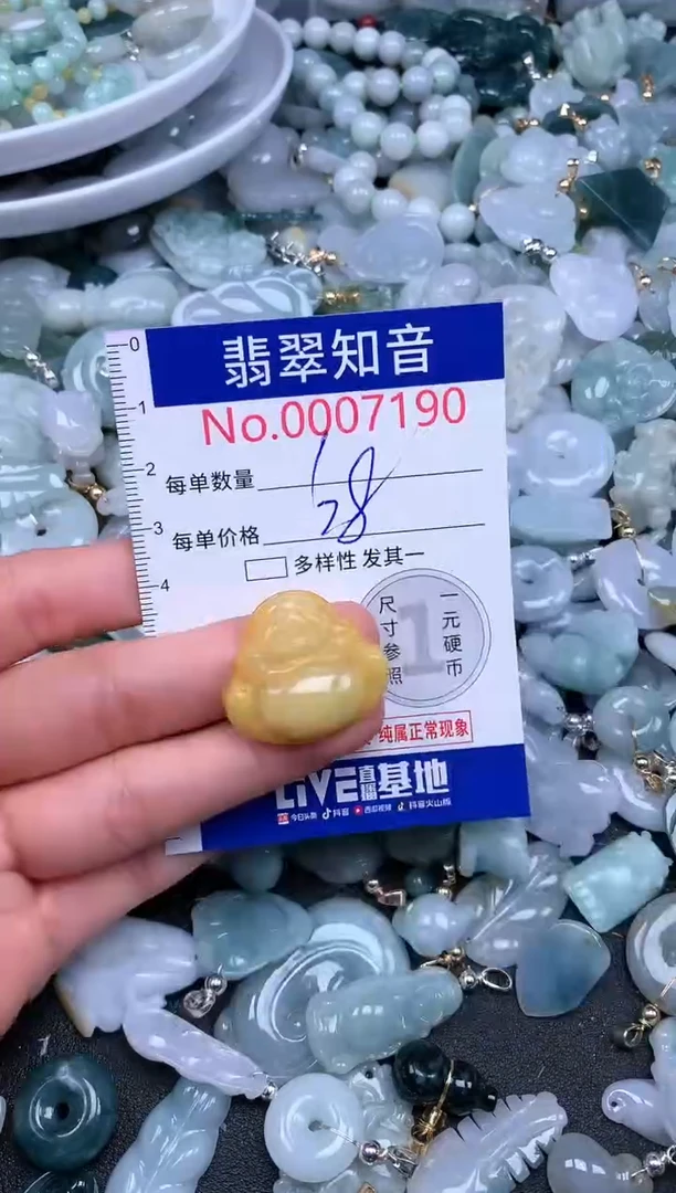 翡翠未镶嵌吊坠(不含链)7190