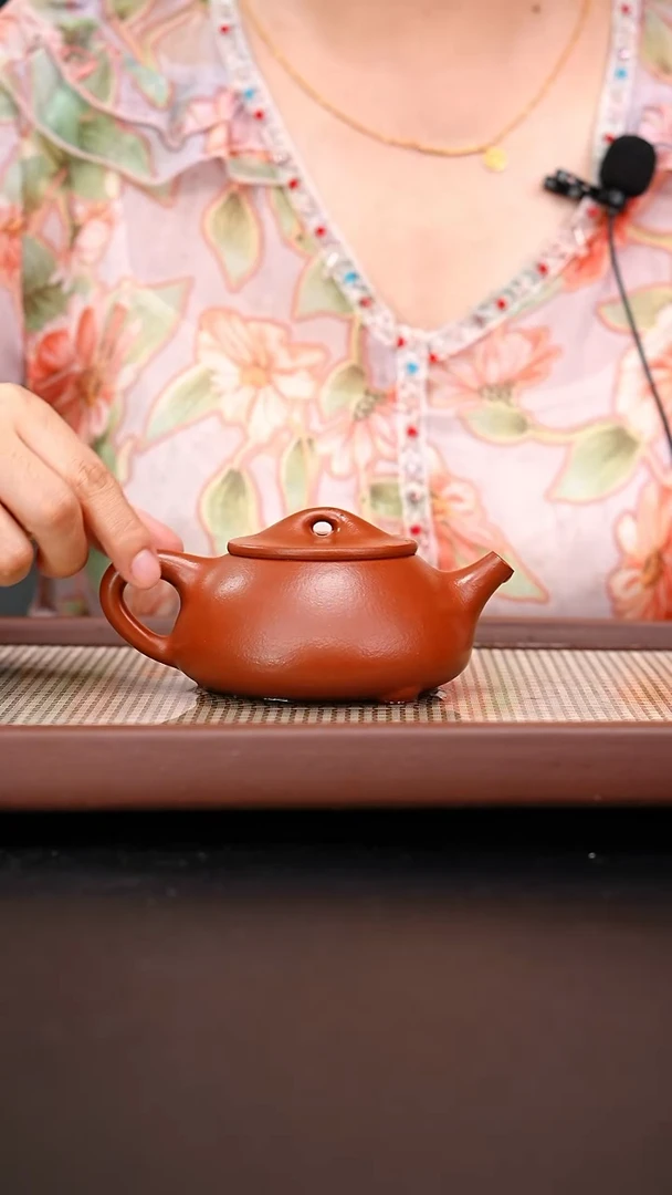 茶壶紫砂黄龙山朱泥景舟石瓢210
