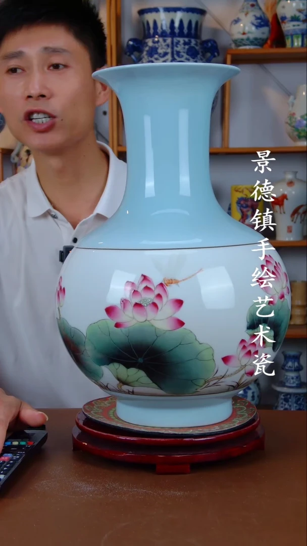 现代景德镇手工手绘陶瓷摆件58