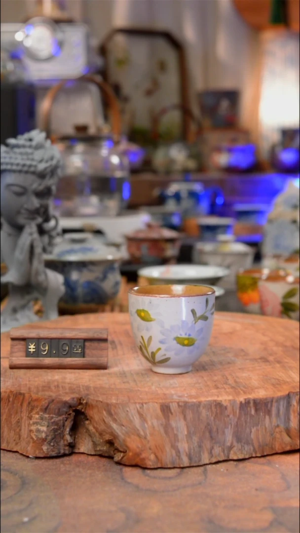杯子菊花手工手绘手工手绘